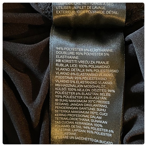 H&M Black Lace & Strap Knee Length Midi Dr… - Picture 6 of 7